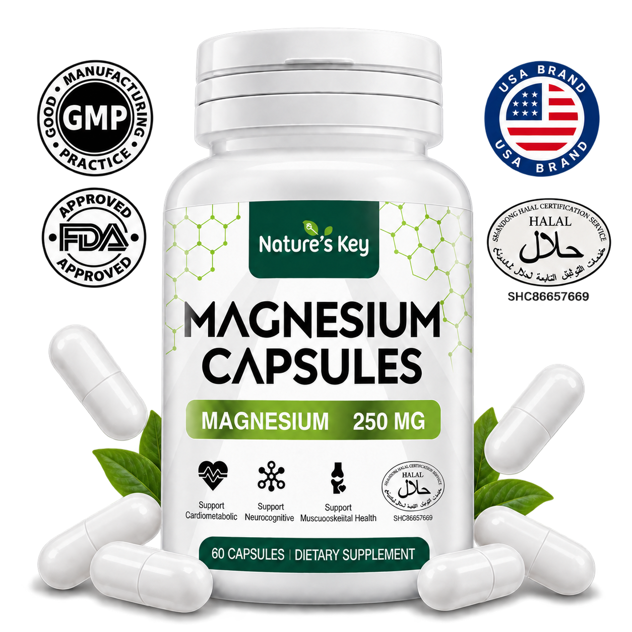 Magnesium Capsules Nature's Key